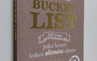 Elise de Rijck : Bucket list