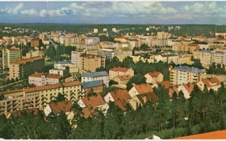 Lahti Näkymä radiomastosta keskikaupungille, 1960-luku