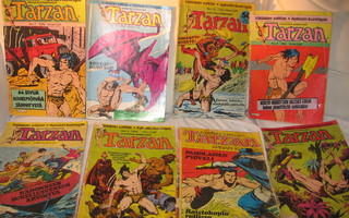 Paketti Tarzan lehtiä (8 kpl.).