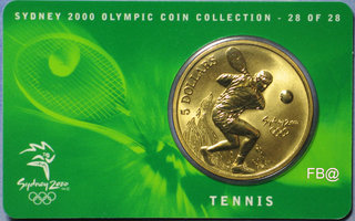 Juhlaraha Sydney Olympia Coin Collection 28 of 28 TENNIS