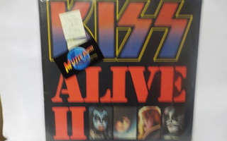 KISS - ALIVE II M-/EX+ 1. PAINOS LP