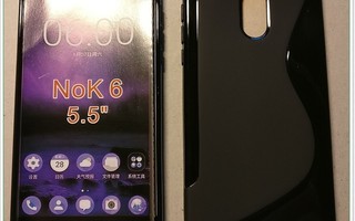 Nokia 6 - Violetti geeli-suojakuori #24469
