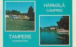 Vanha postikortti: Härmälä camping