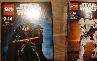Lego Star wars 75111 ja 75114. Darth Vader ja Stormtrooper