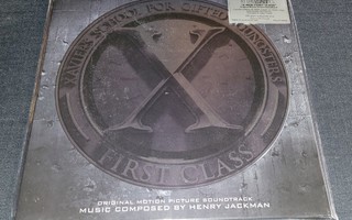 X-MEN First Class Soundtrack 2LP HOPEAVÄRINEN VINYYLI