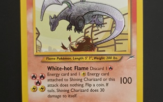 Pokemon kortti Shining Charizard Neo Destiny Holo 107/105