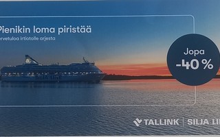 Tallink Silja Line Päivä Tukholmass ja 22 -risteilyt Hgistä