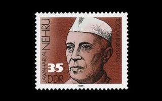 DDR 3284 ** Dschawaharlal Nehru, poliitikko (1989)