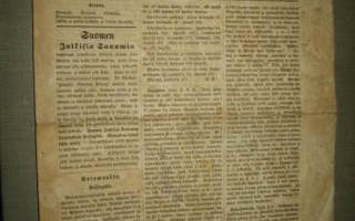 Sanomalehti: Suomen Julkisia Sanomia 7.1.1858