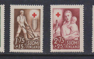 Punainen risti 1941 postituore ** sarja.