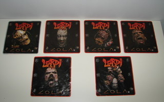Lordi-colan etiketit 6 kpl