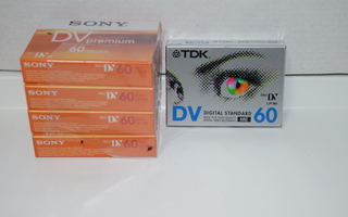 Sony DVM60PR4 digital video cassette 60min  4x + tdk 60min