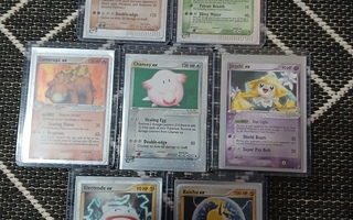 Pokemon EX kortteja 7kpl