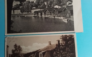 *BORGÅ-PORVOO 2 Kuvienmukaista vanhaa postikorttia!