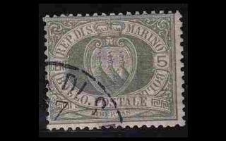 San Marino 13 o Vaakuna 5 C (1892)