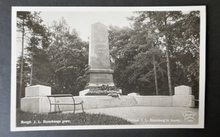 PORVOO Runebergin hauta, vanha kortti