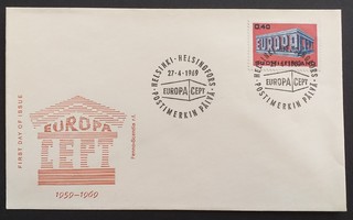 FDC 1969 Eurooppa-merkki LaPe 656