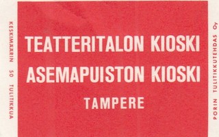 Tampere, Teatteritalon , Asemapuiston kioski   b339