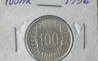 100 Mk  1956 Hopeaa