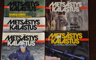 Metsästys ja Kalastus lehdet 2,3,4,5,9,10,11/1985