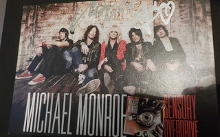 MICHAEL MONROE PROMOKORTTI NIMMARILLA