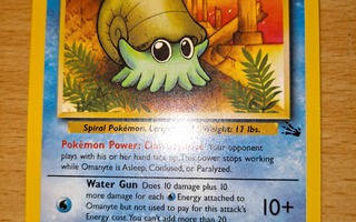 Omanyte 52/62 Fossil set common card
