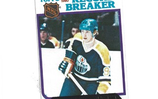 WAYNE GRETZKY - RECORD BREAKER #3 - 1980 TOPPS