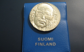 10 mk hopea juhlaraha U.K. Kekkonen - 1975