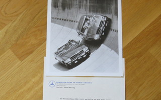 1976 Mercedes-Benz 450 SL/SLC pressikuva + infolehti