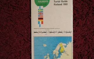 Bilaga till tourist guide Finland 1969 Kartta