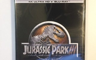 Jurassic Park 3 (4K Ultra HD + Blu-ray) 2001 (UUSI)