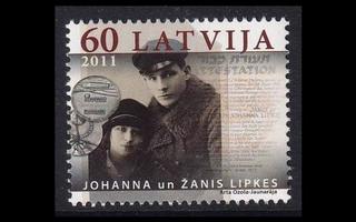 Latvia 809 ** Juutalaisten pelastaja J?nis Lipke (2011)