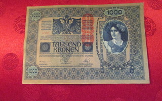 Itävalta 1000 Tausen Kronen 1902.