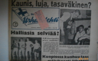 Suomen Urheilulehti Nro 96/1952 (25.2)
