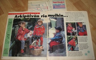 Kaava-arkit Suuri Käsityölehti 3/1995