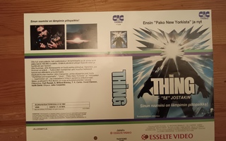 Thing se jostakin vhs fix kansipaperi