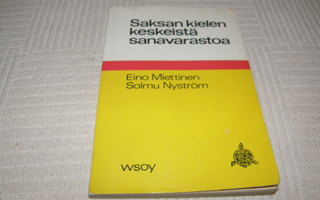 Miettinen - Nyström Saksan kielen keskeistä sanavarastoa