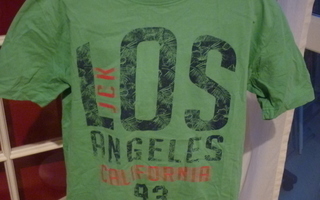 Vihreä Los Angeles t-paita kokoa M