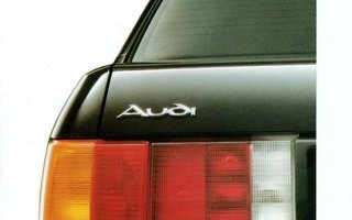 Audi mallisto -esite 1988