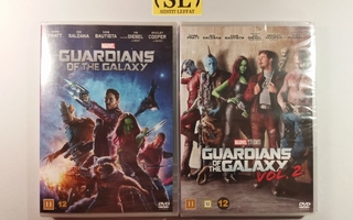 (SL) UUSI! 2 DVD) Guardians of the Galaxy 1 & ja 2
