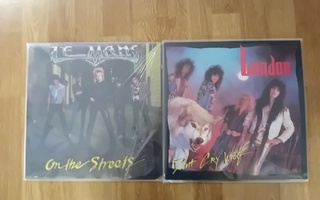 London - Dont Cry Wolf + Le Mans - On The Streets LP:t