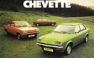 Vauxhall Chevette -esite 70-luvun lopusta