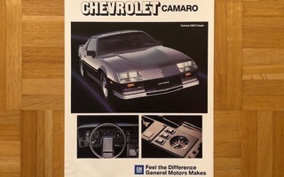 Esite Chevrolet Camaro Z28, vuodelta 1984