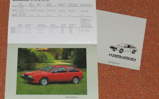 1983 VW Scirocco Karmann esite - KUIN UUSI