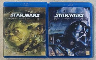 George Lucas: Star Wars: Episodit I - VI (1977-2005) Blu-ray