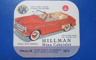 PAULIG KAHVILAPPU HILLMAN MINX CABRIOLET