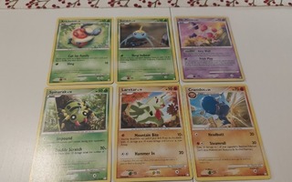 6kpl Pokemon Mysterious treasures kortteja