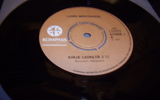 7" single : Lasse Mårtenson : Kirje leiriltä ( 1978 ) Sis.pk