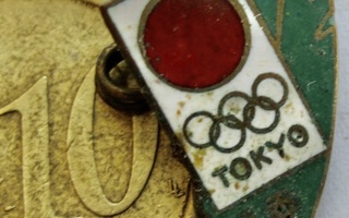 VANHA Merkki Olympia 1964 Tokyo Japani Tokio Olympic Pin