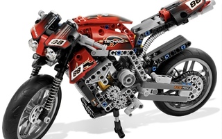 Lego technic 8051 moottoripyörä